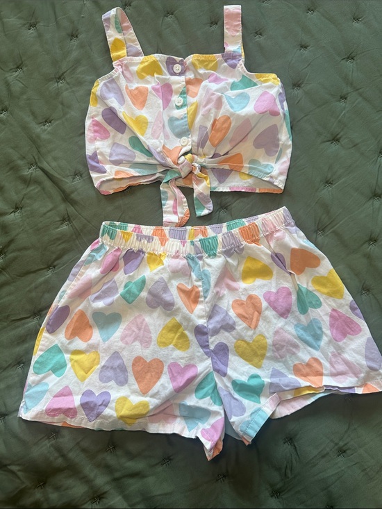 H&M Other - Pastel Heart Two-Piece Set